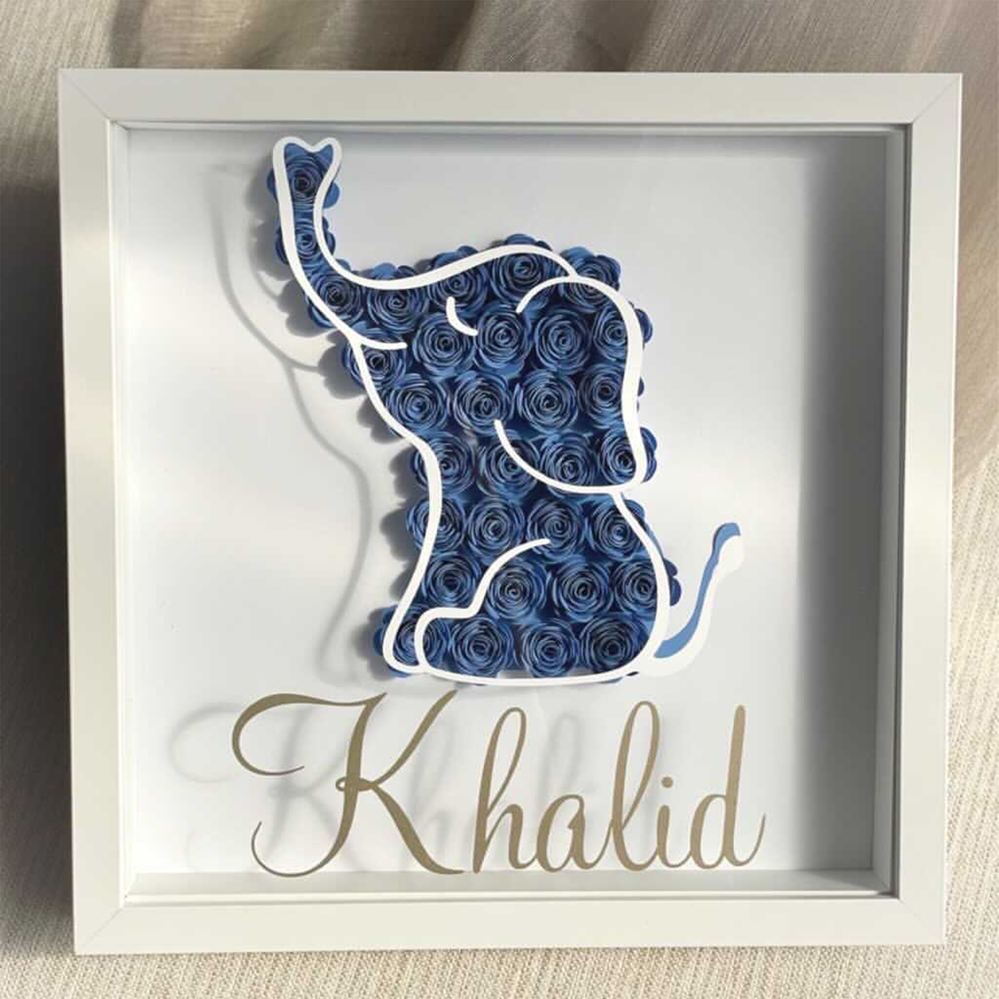 Elephant Shadowbox Frame