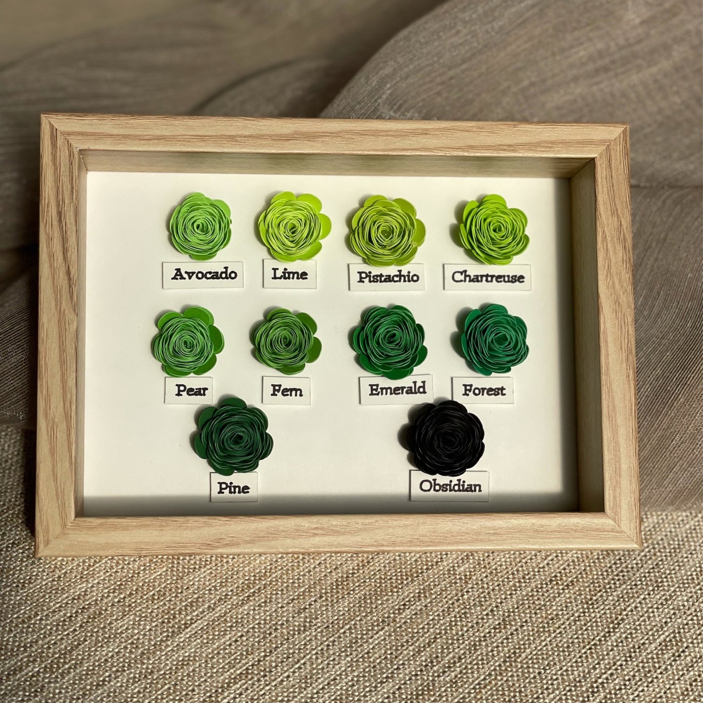 Elephant Shadowbox Frame
