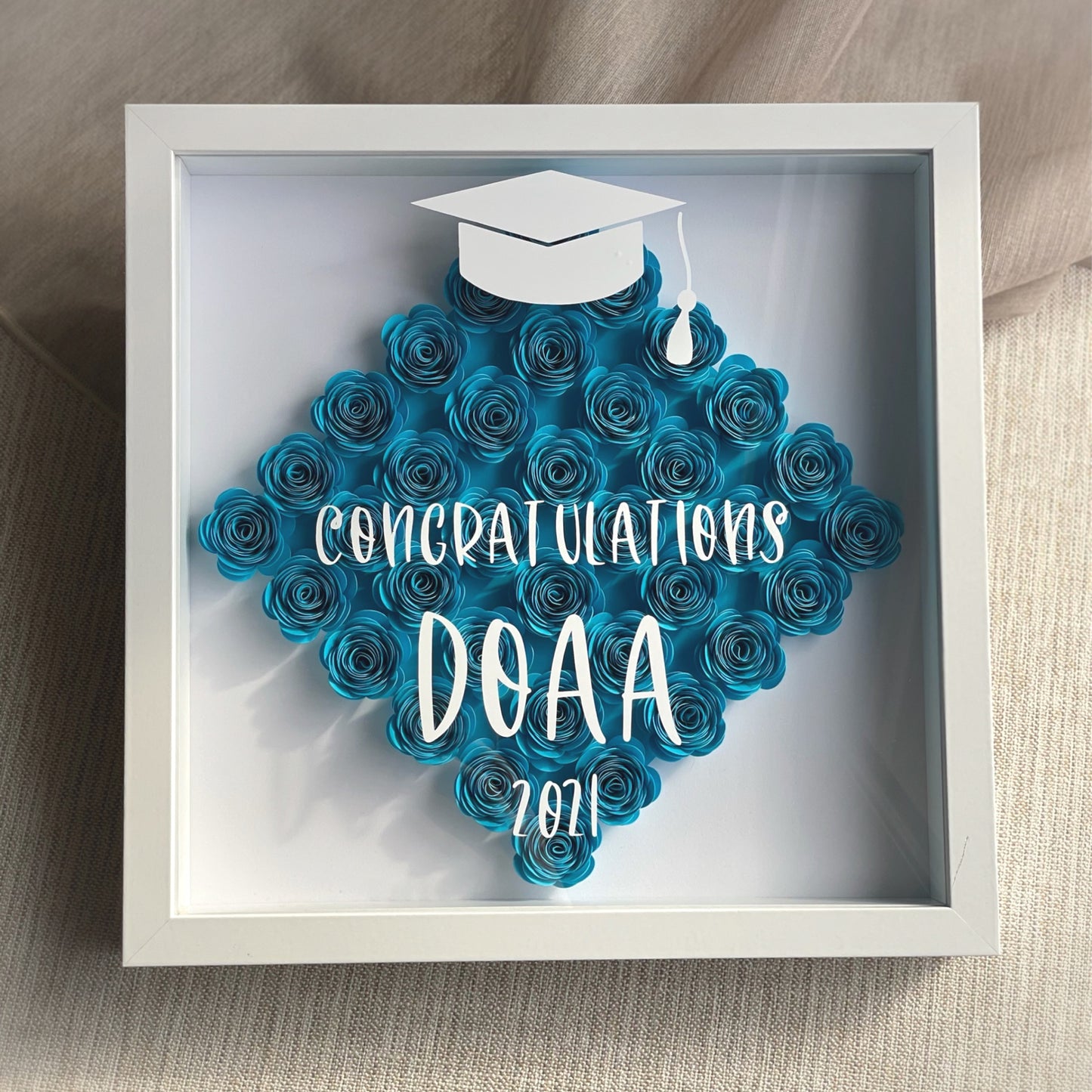 Graduation Cap Shadowbox Frame