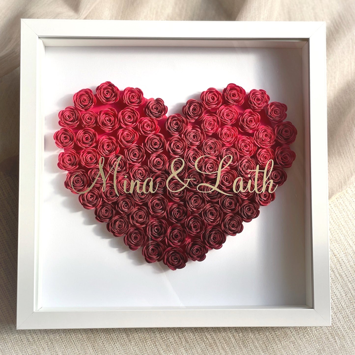 Ombré Heart Shadowbox Frame (10x15 cm)