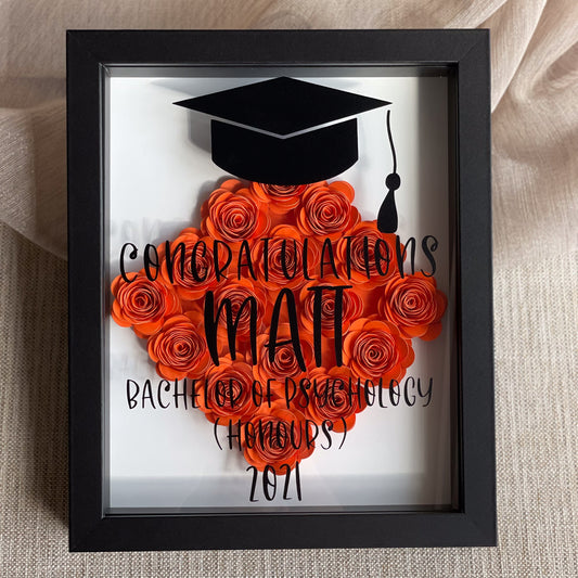 Graduation Cap Shadowbox Frame