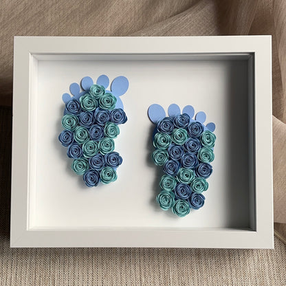 Baby Feet Shadowbox Frame (20x25 cm)